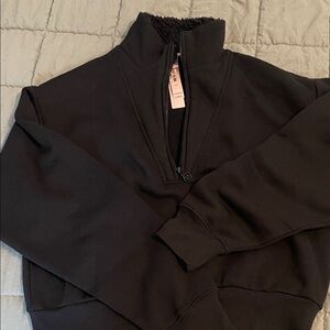 Victoria's Secret Black Sherpa Jacket